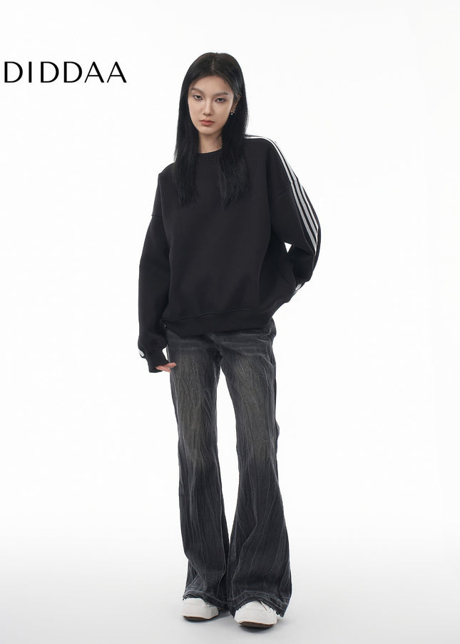 Black Loose Fit Bootcut Jeans Women’s Spring 2025 - Women’s Jeans