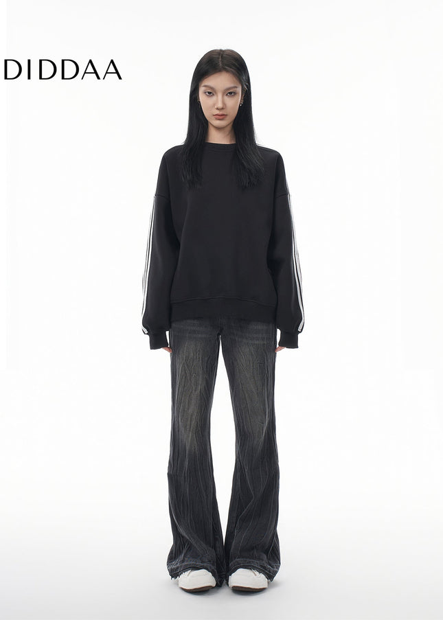 Black Loose Fit Bootcut Jeans Women’s Spring 2025 - XS / Black - Women’s Jeans