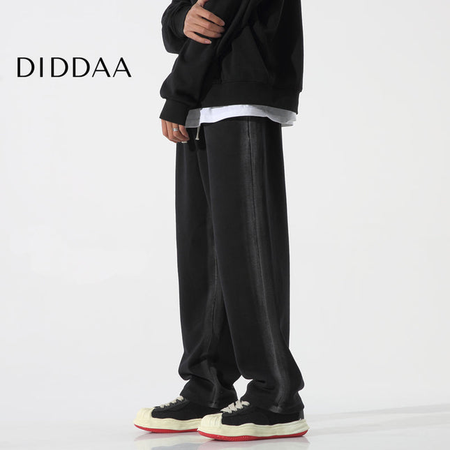 Black Loose Fit Casual Sweatpants for Men - M / Black - Unisex Sweatpants