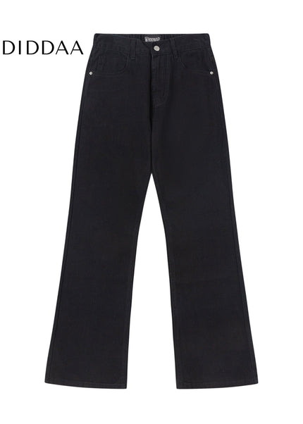 Black Retro Slim Straight Jeans for Men - Men’s Jeans