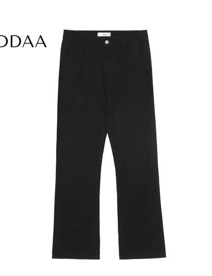 Black Retro Slim Straight Jeans for Men - S / Black - Men’s Jeans