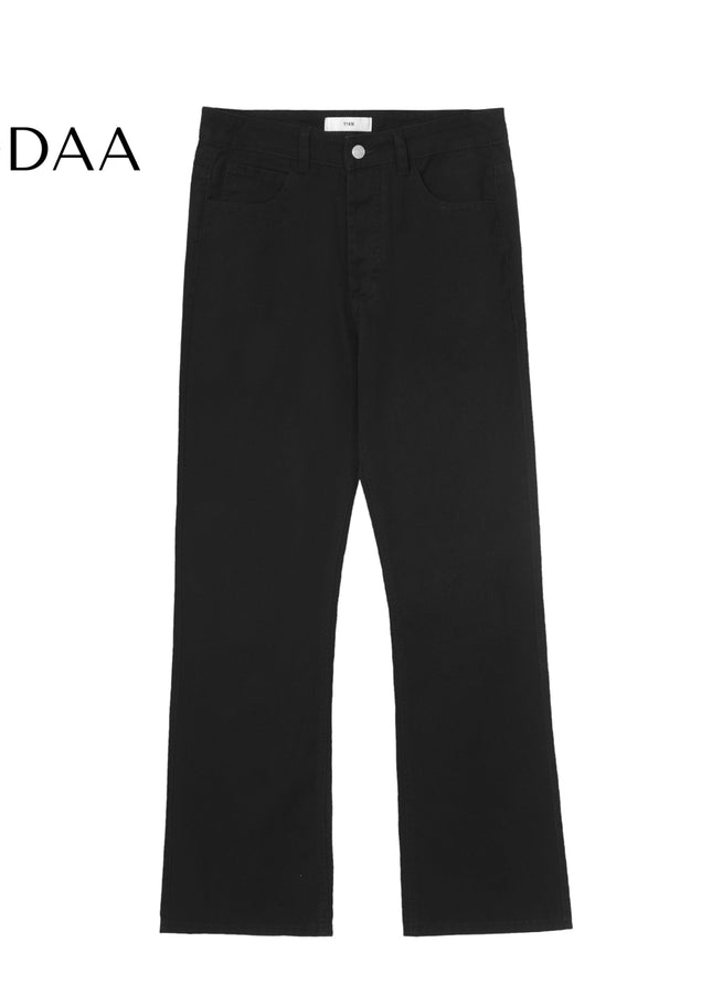 Black Retro Slim Straight Jeans for Men - S / Black - Men’s Jeans