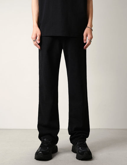 Black Slightly Flared Casual Jeans for Men - 28 / Black - Men’s Jeans