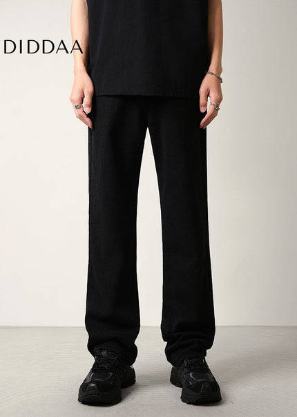 Black Slightly Flared Casual Jeans for Men - Men’s Jeans