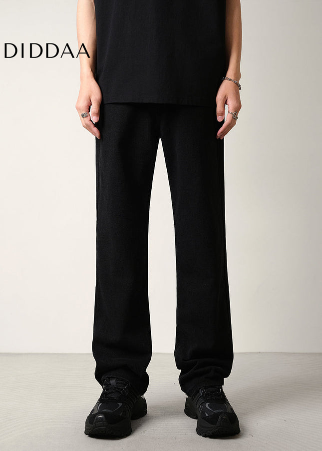 Black Slightly Flared Casual Jeans for Men - Men’s Jeans