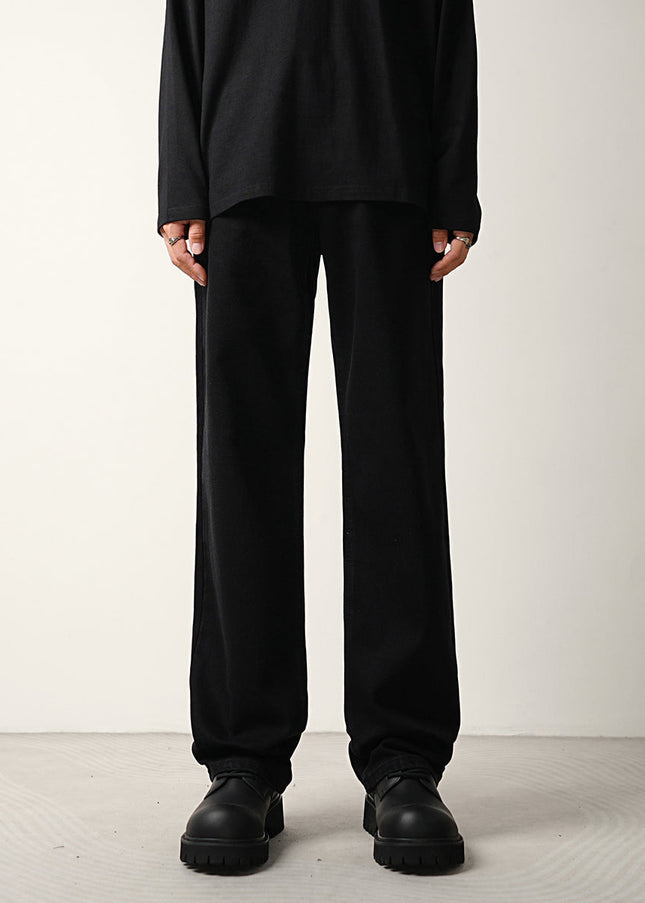 Black Slightly Flared Wide-Leg Jeans for Men and Women - 28 / Black - Men’s Jeans