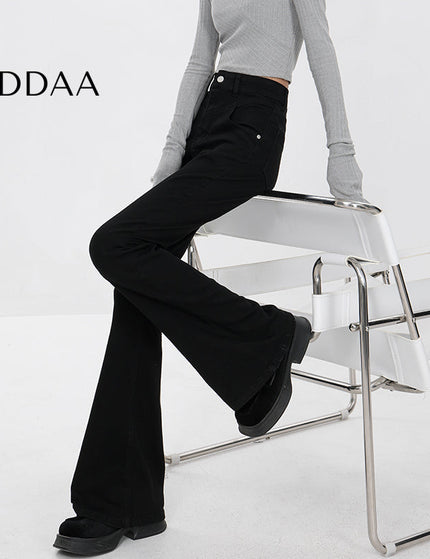 Black Slim Slightly Flared Jeans KEN STUDIO2025 Women’s - S / Black - Women’s Jeans