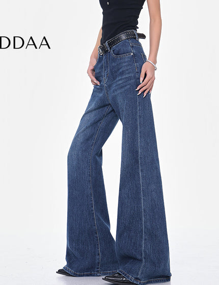 Black Stretch High Waist Bootcut Jeans for Women - S / Dark Blue - Women’s Jeans