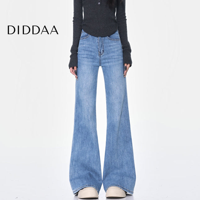 Black Stretch High Waist Bootcut Jeans for Women - S / Light Blue - Women’s Jeans