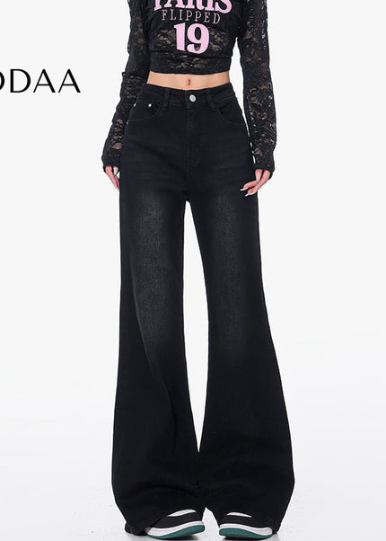 Black Stretch High Waist Bootcut Jeans for Women - S / Black - Women’s Jeans