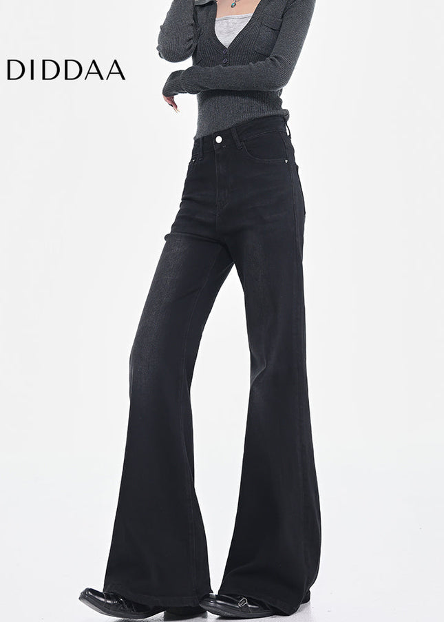 Black Stretch High Waist Bootcut Jeans for Women - Women’s Jeans