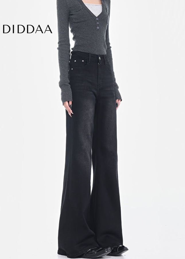 Black Stretch High Waist Bootcut Jeans for Women - Women’s Jeans