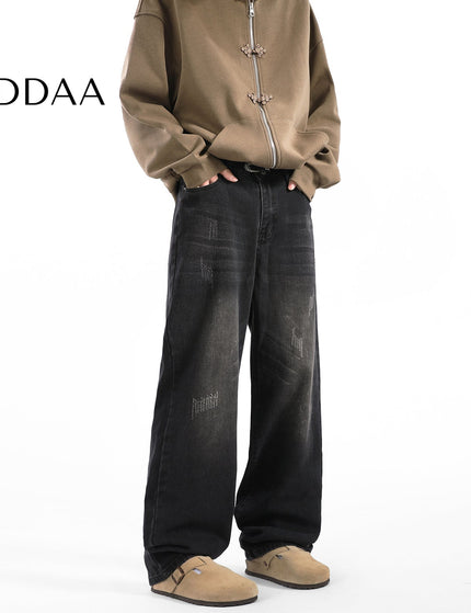 Black Vintage Straight Wash CleanFit Jeans Men’s Pants - S / Black - Men’s Jeans