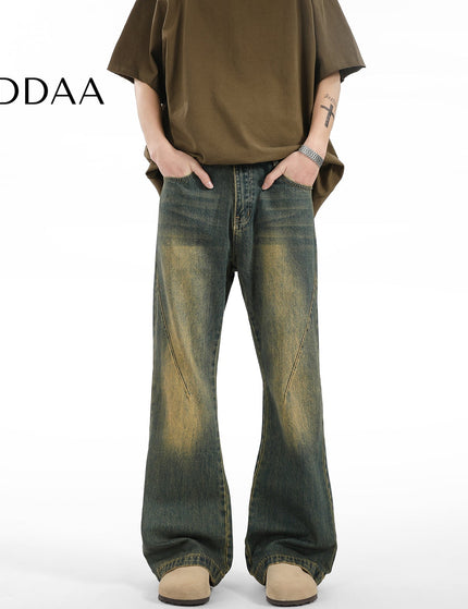 Yellow Distressed High Street Jeans for Men and Women - S / Vintage Blue - Men’s Jeans