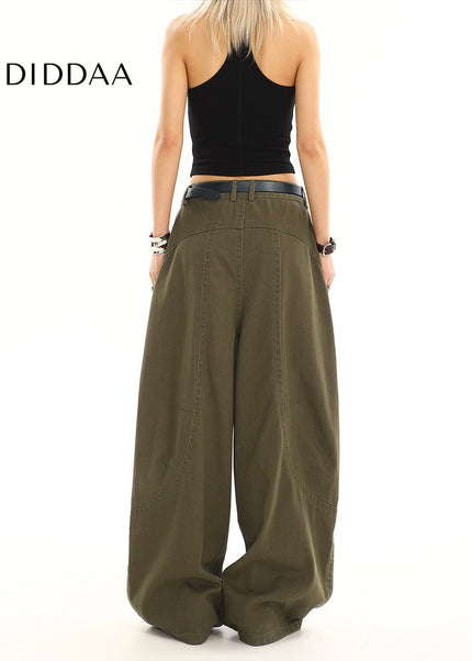 Blue Casual Loose Drape Straight Leg Jeans Women’s Summer - Women’s Jeans