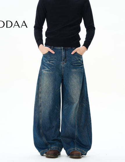 Blue Cat Whisker Scimitar Pants for Men - S / Dark Blue - Women’s Jeans