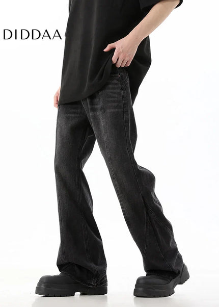 Blue Deconstructed Slim Fit Casual Jeans - Men’s Jeans