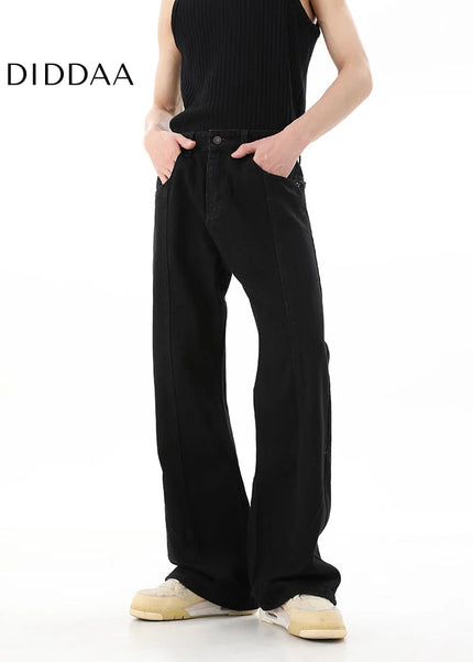 Blue Deconstructed Slim Fit Casual Jeans - Men’s Jeans