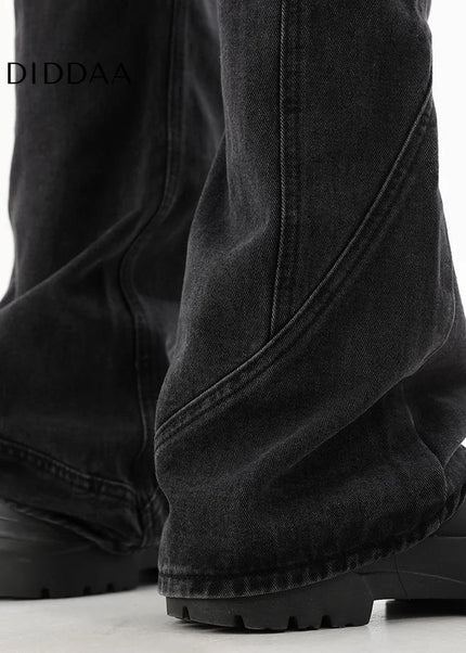 Blue Deconstructed Slim Fit Casual Jeans - Men’s Jeans