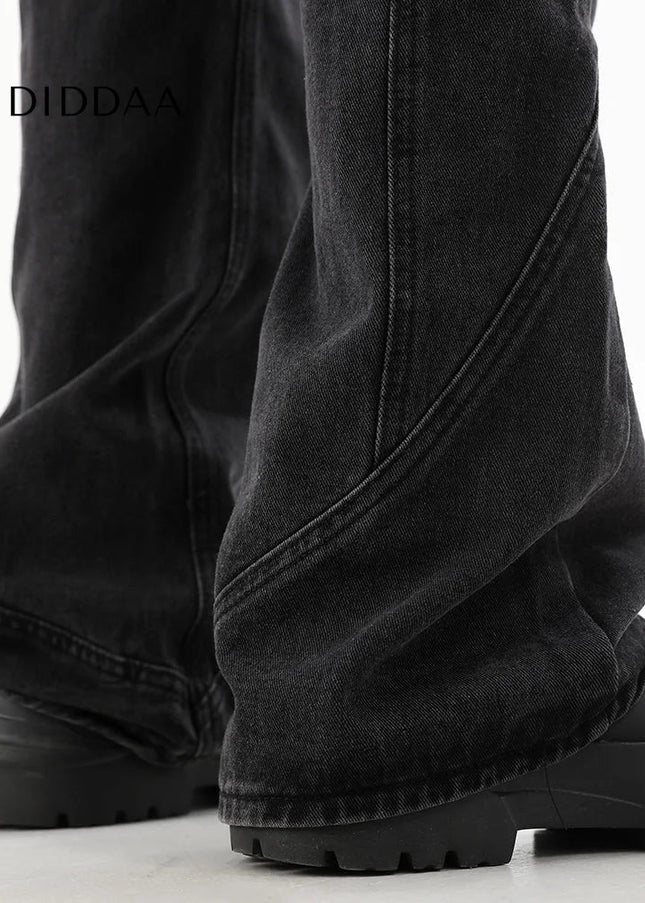 Blue Deconstructed Slim Fit Casual Jeans - Men’s Jeans