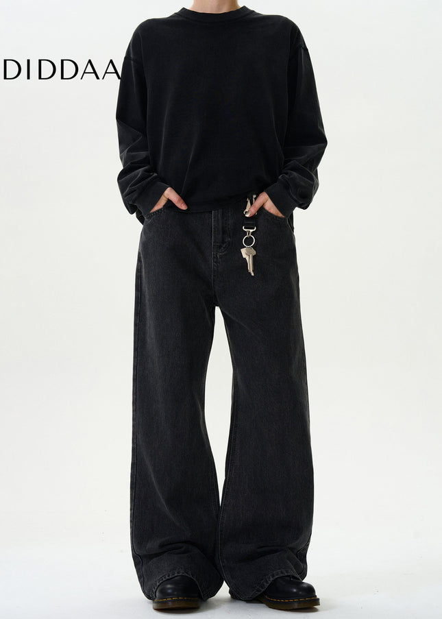 Blue Distressed Loose Fit Jeans for Men and Women - Men’s Jeans