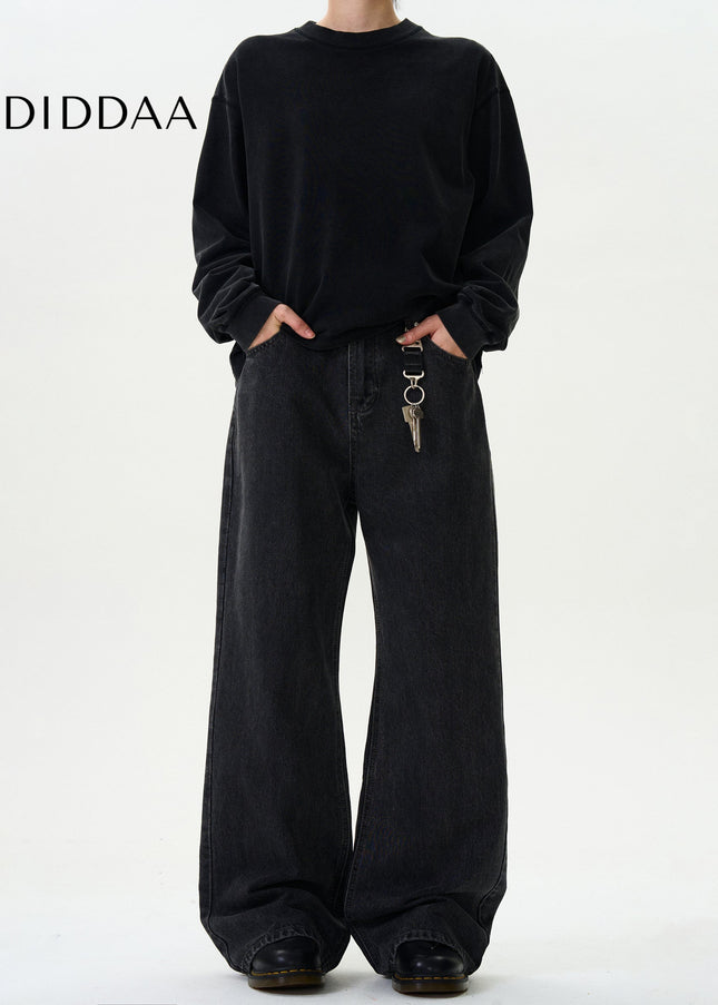 Blue Distressed Loose Fit Jeans for Men and Women - Men’s Jeans