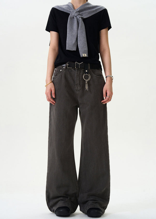 Blue Distressed Loose Fit Jeans for Men and Women - Men’s Jeans