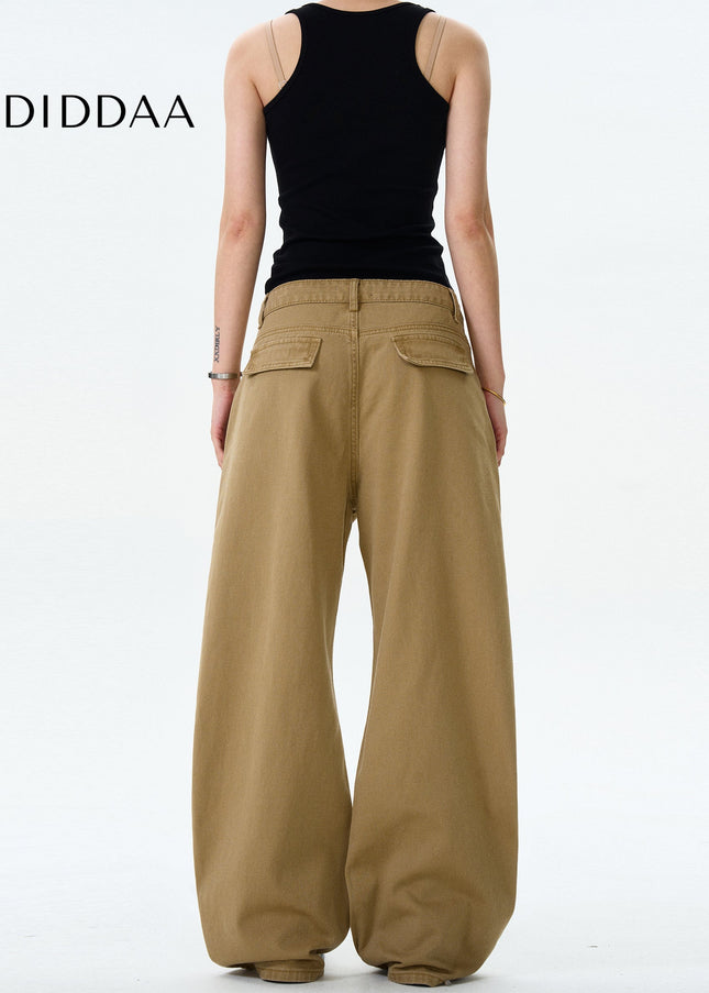 Blue Double Waist Vintage Jeans for Men and Women - Men’s Jeans