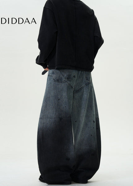 Blue Gradient Wash Scimitar Jeans for Casual Wear - Men’s Jeans