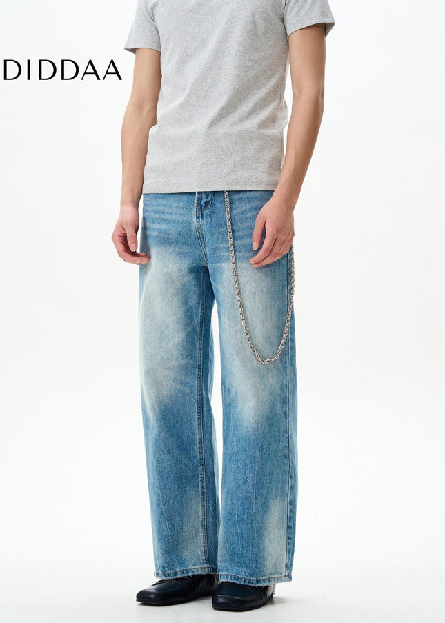 Blue High-Quality Loose Bootcut Jeans for Men - Women’s Jeans