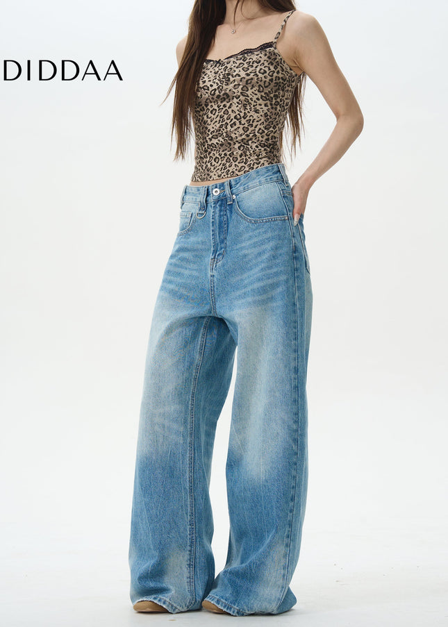 Blue High-Quality Loose Bootcut Jeans for Men - Women’s Jeans