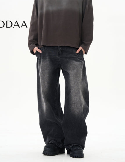 Blue High-Quality Loose Fit Waist Jeans for Men - S / Black - Women’s Jeans