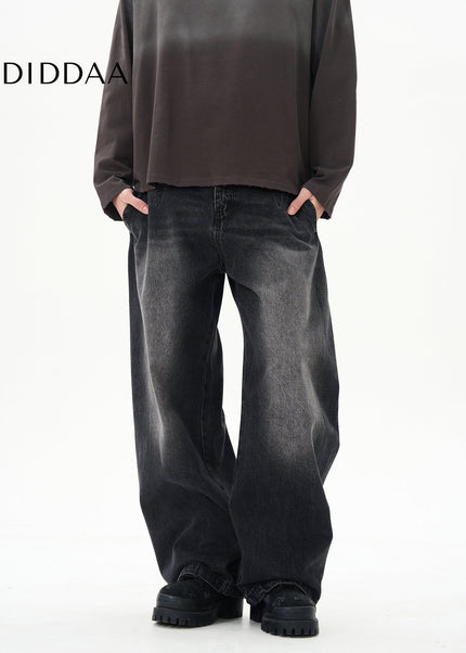 Blue High-Quality Loose Fit Waist Jeans for Men - Women’s Jeans