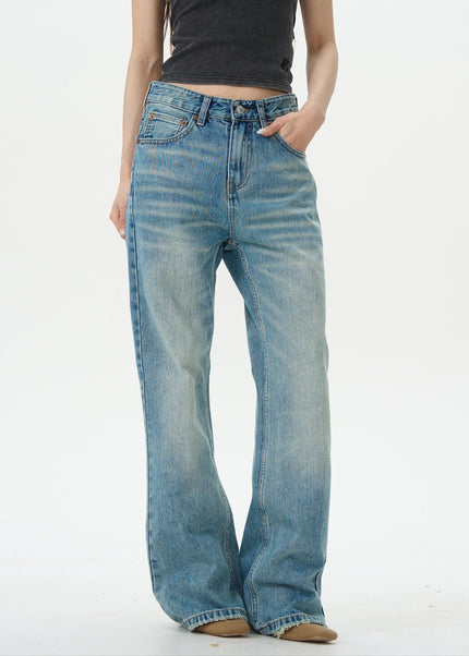 Blue High-Quality Retro Bootcut Jeans for Men - Women’s Jeans