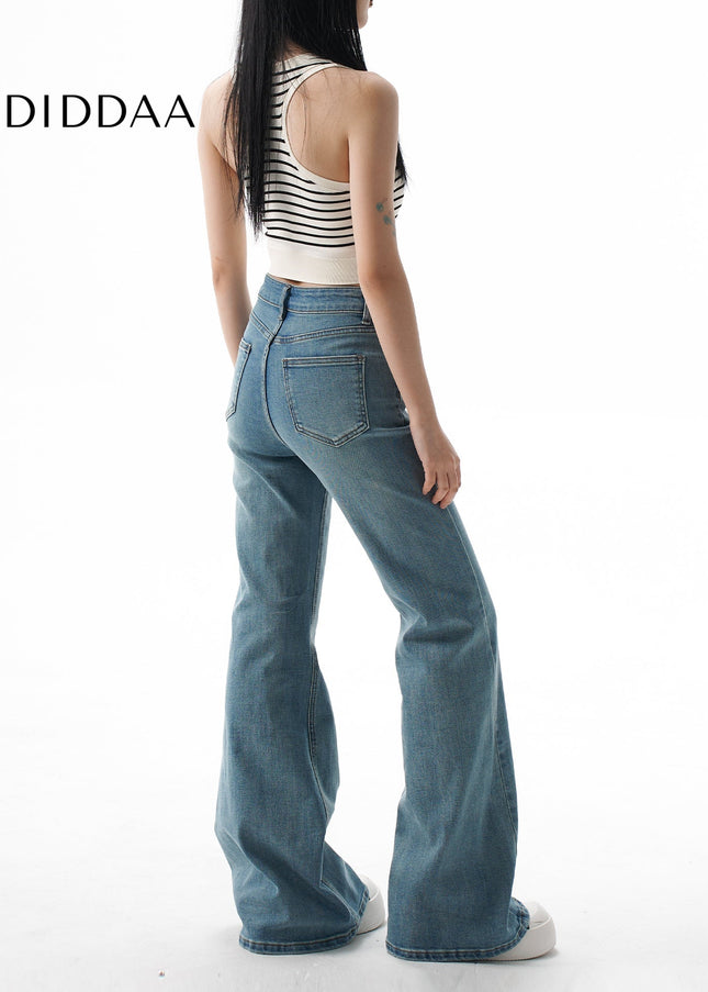 Blue High Stretch Bootcut Jeans for Women - Women’s Jeans