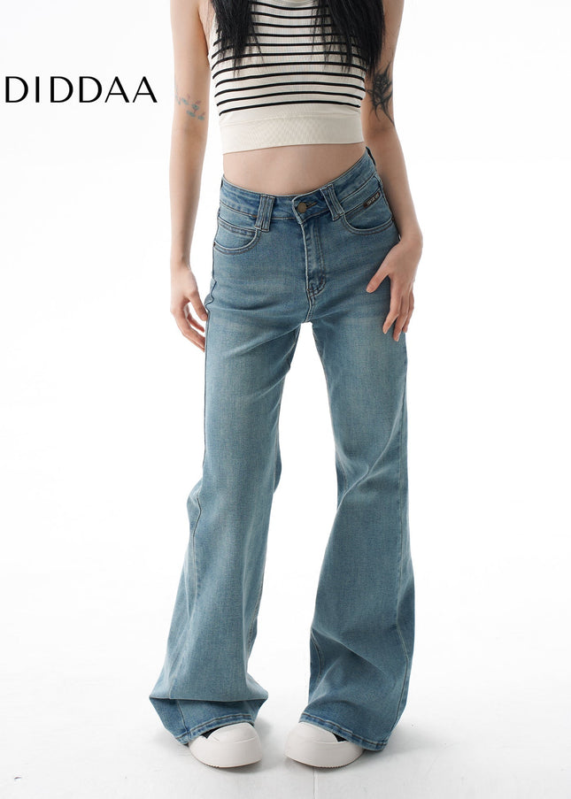 Blue High Stretch Bootcut Jeans for Women - Women’s Jeans