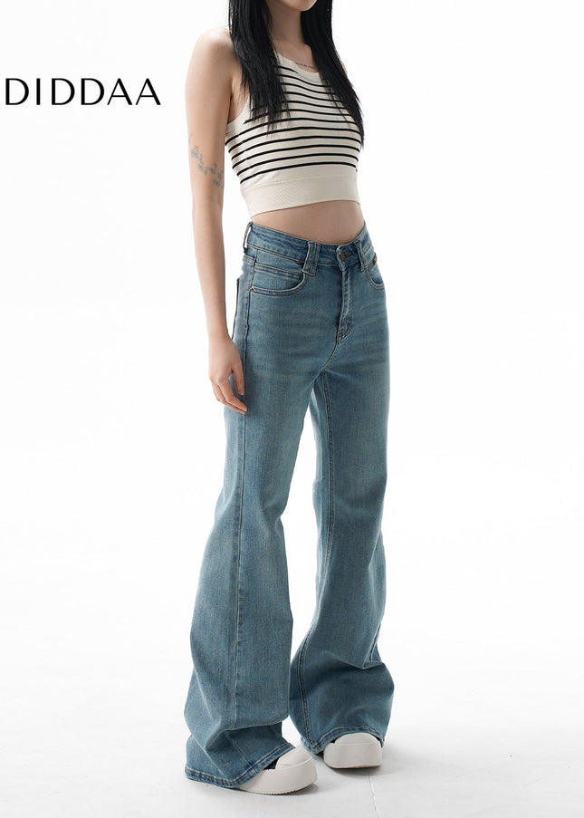 Blue High Stretch Bootcut Jeans for Women - Women’s Jeans