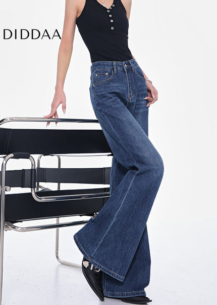 Blue High Waist Bootcut Vintage Jeans for Women - Women’s Jeans