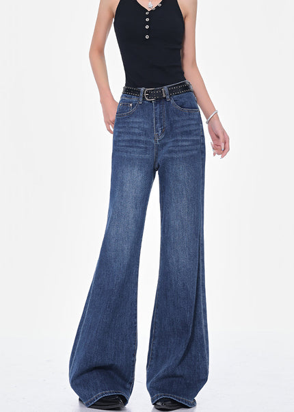 Blue High Waist Bootcut Vintage Jeans for Women - Women’s Jeans