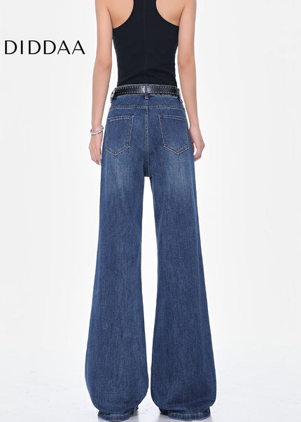Blue High Waist Bootcut Vintage Jeans for Women - Women’s Jeans