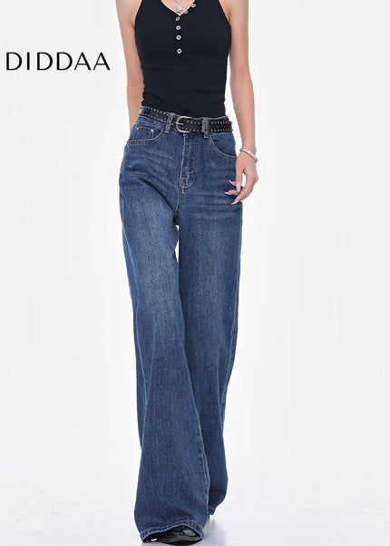 Blue High Waist Bootcut Vintage Jeans for Women - Women’s Jeans