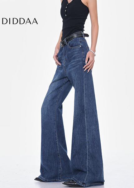 Blue High Waist Bootcut Vintage Jeans for Women - Women’s Jeans