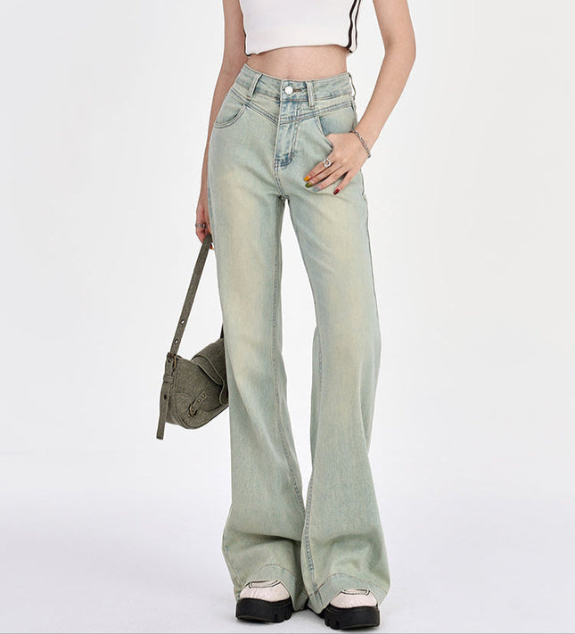 Blue High-Waisted American Bootcut Jeans Women’s 2025 - Women’s Jeans