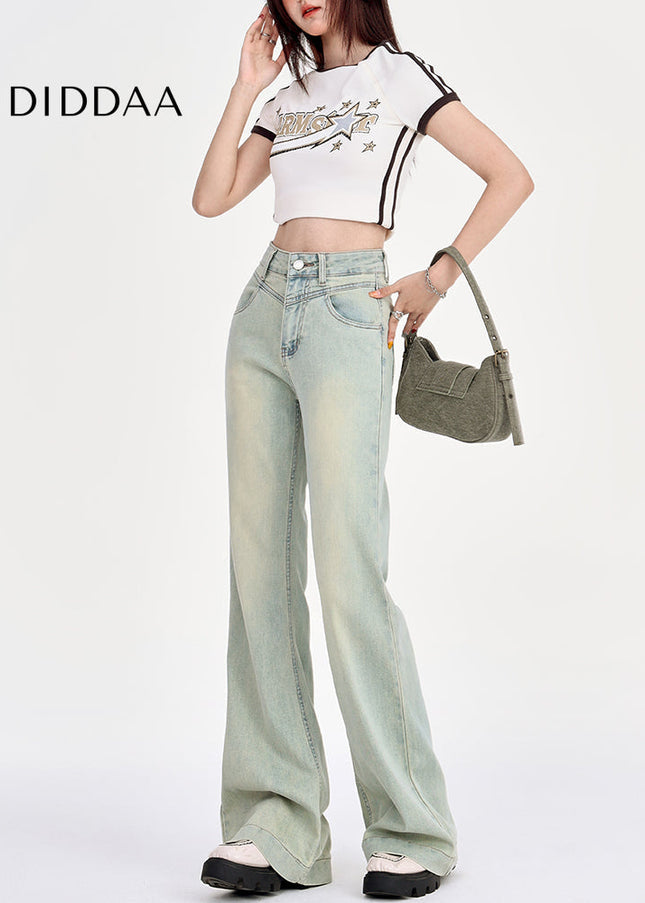 Blue High-Waisted American Bootcut Jeans Women’s 2025 - Women’s Jeans