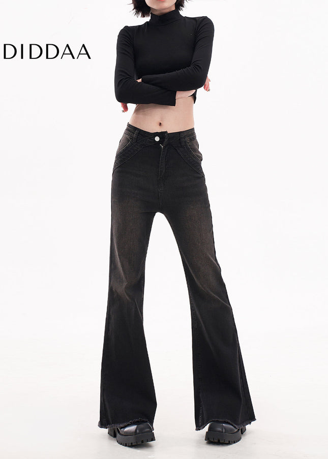 Blue High-Waisted Bootcut Jeans for Tall Women - Women’s Jeans