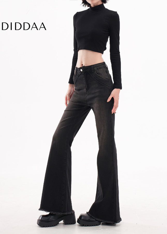 Blue High-Waisted Bootcut Jeans for Tall Women - Women’s Jeans