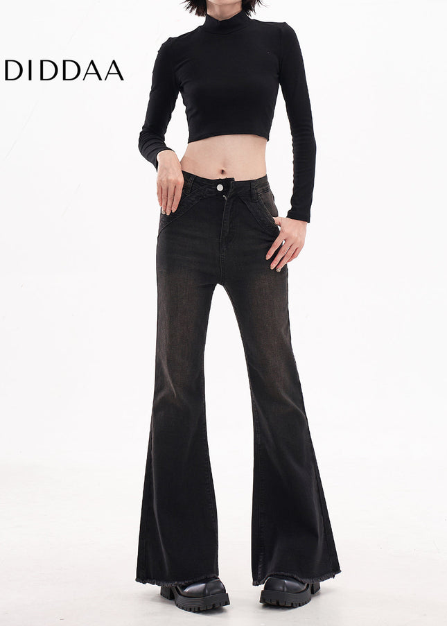 Blue High-Waisted Bootcut Jeans for Tall Women - Women’s Jeans