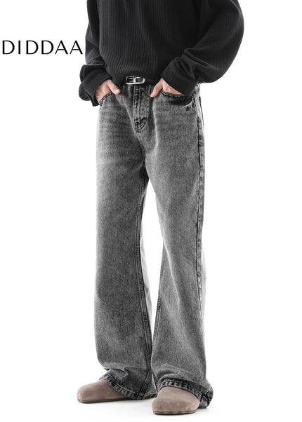 Blue Hole Distressed Straight Leg Jeans for Men - Men’s Jeans