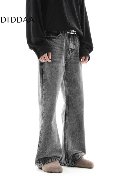 Blue Hole Distressed Straight Leg Jeans for Men - Men’s Jeans