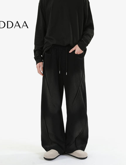 Blue Loose Drap Casual Sweatpants for Men and Women - S / Black - Unisex Sweatpants